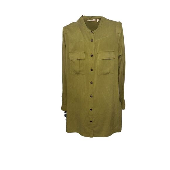 GREAT CONDITION SOFT SURROUNDINGS Soft Surroundings Top Womens Large Button Fron - Picture 1 of 9
